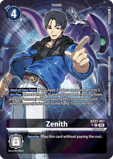 Zenith [BT21-087] (Alternate Art) [World Convergence] | Black Swamp Games
