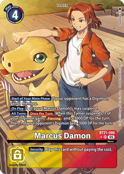 Marcus Damon [BT21-086] (Alternate Art) [World Convergence] | Black Swamp Games