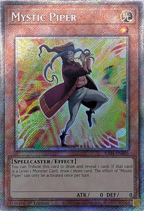 Mystic Piper [RA04-EN005] Platinum Secret Rare | Black Swamp Games