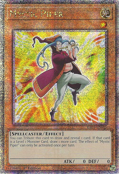 Mystic Piper [RA04-EN005] Quarter Century Secret Rare | Black Swamp Games