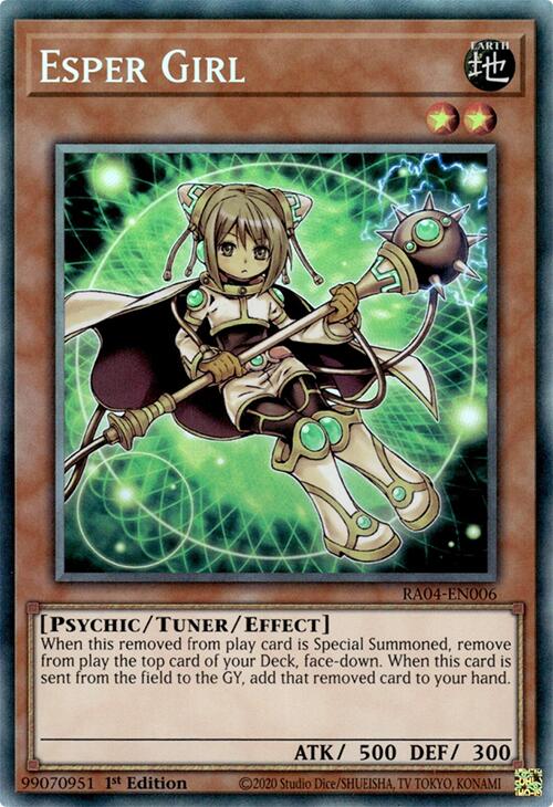 Esper Girl [RA04-EN006] Prismatic Collector's Rare | Black Swamp Games