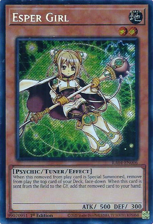 Esper Girl [RA04-EN006] Secret Rare | Black Swamp Games