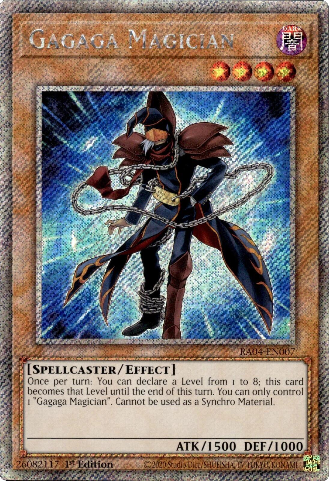 Gagaga Magician [RA04-EN007] Platinum Secret Rare | Black Swamp Games