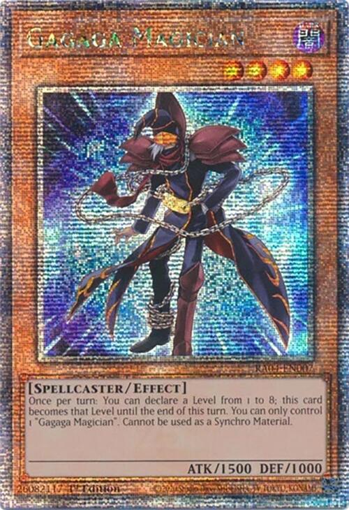 Gagaga Magician [RA04-EN007] Quarter Century Secret Rare | Black Swamp Games