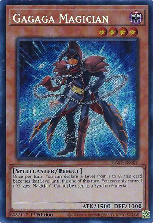 Gagaga Magician [RA04-EN007] Secret Rare | Black Swamp Games