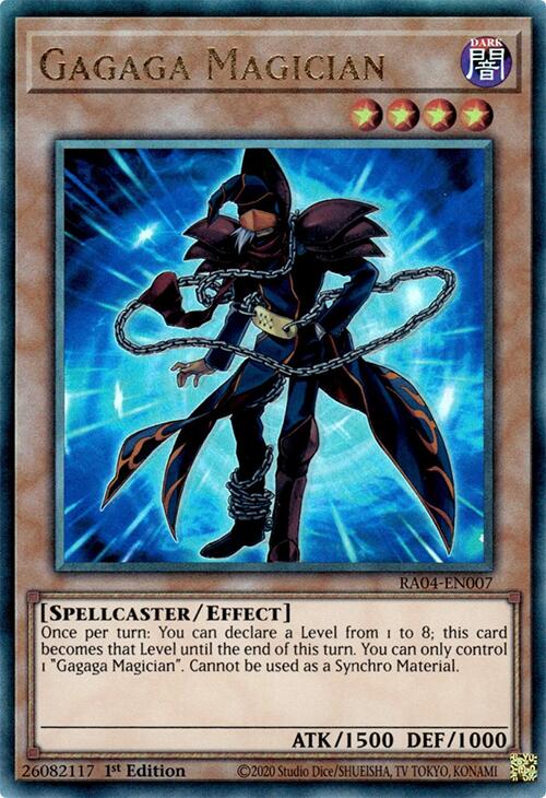 Gagaga Magician [RA04-EN007] Prismatic Ultimate Rare | Black Swamp Games
