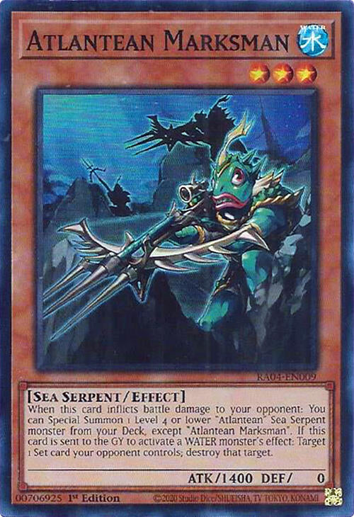 Atlantean Marksman [RA04-EN009] Super Rare | Black Swamp Games