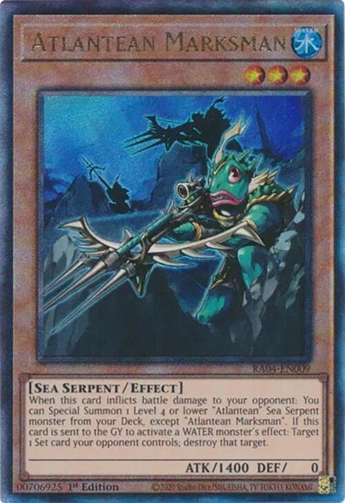 Atlantean Marksman [RA04-EN009] Prismatic Ultimate Rare | Black Swamp Games