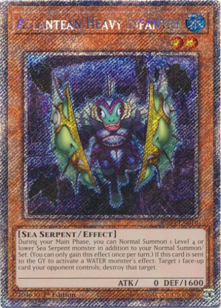 Atlantean Heavy Infantry [RA04-EN010] Platinum Secret Rare | Black Swamp Games