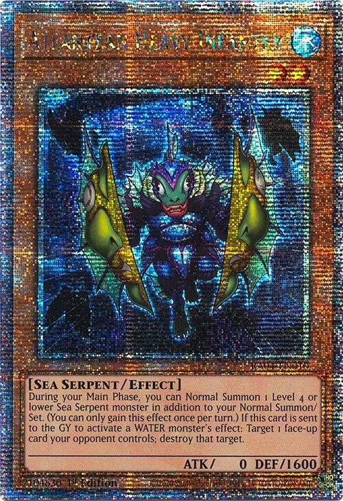 Atlantean Heavy Infantry [RA04-EN010] Quarter Century Secret Rare | Black Swamp Games