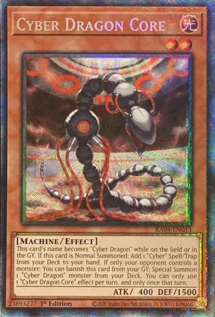 Cyber Dragon Core [RA04-EN013] Prismatic Collector's Rare | Black Swamp Games