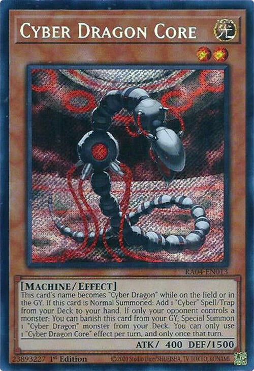 Cyber Dragon Core [RA04-EN013] Secret Rare | Black Swamp Games