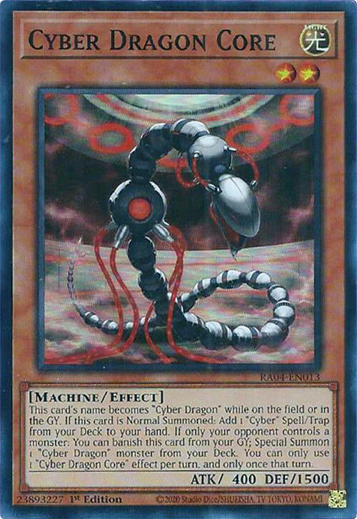 Cyber Dragon Core [RA04-EN013] Super Rare | Black Swamp Games