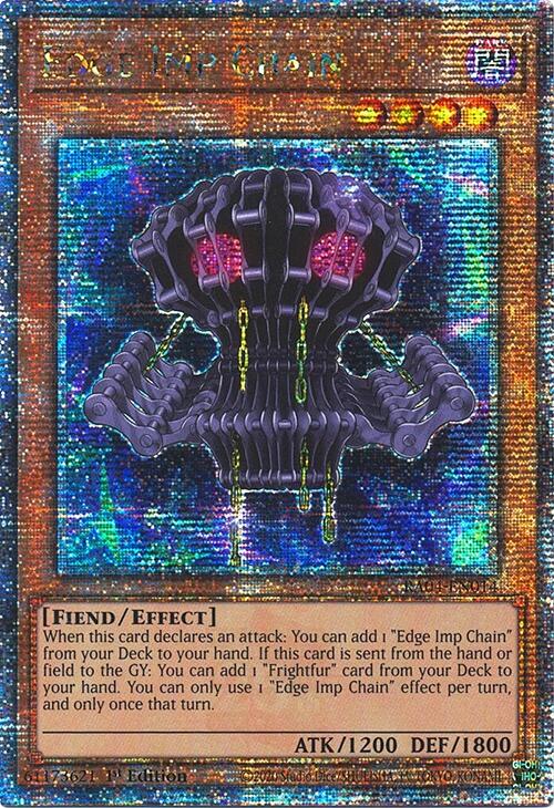Edge Imp Chain [RA04-EN014] Quarter Century Secret Rare | Black Swamp Games