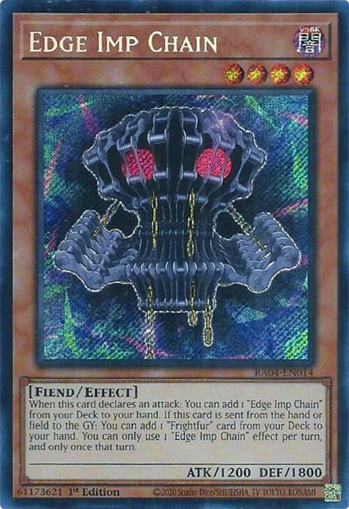 Edge Imp Chain [RA04-EN014] Secret Rare | Black Swamp Games