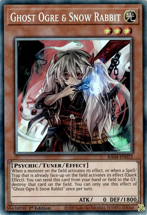 Ghost Ogre & Snow Rabbit [RA04-EN015] Prismatic Collector's Rare | Black Swamp Games