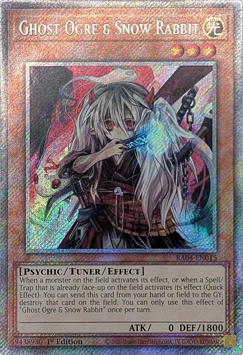 Ghost Ogre & Snow Rabbit [RA04-EN015] Platinum Secret Rare | Black Swamp Games