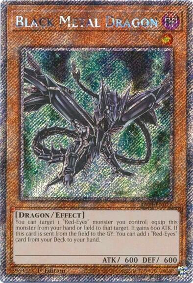 Black Metal Dragon [RA04-EN016] Platinum Secret Rare | Black Swamp Games