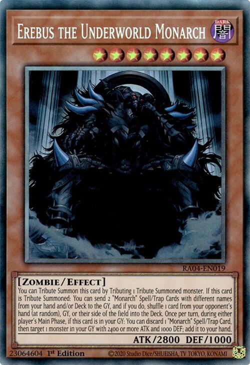 Erebus the Underworld Monarch [RA04-EN019] Prismatic Collector's Rare | Black Swamp Games