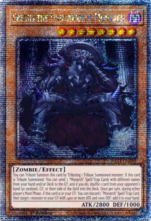 Erebus the Underworld Monarch [RA04-EN019] Quarter Century Secret Rare | Black Swamp Games
