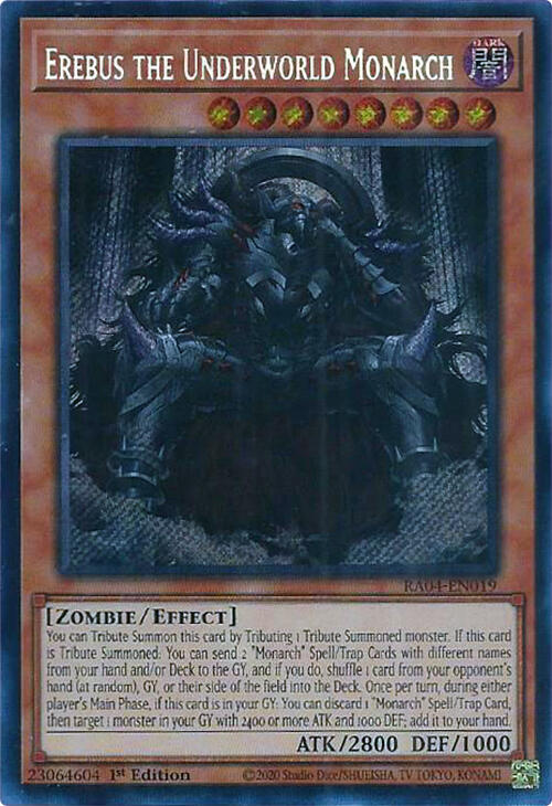 Erebus the Underworld Monarch [RA04-EN019] Secret Rare | Black Swamp Games