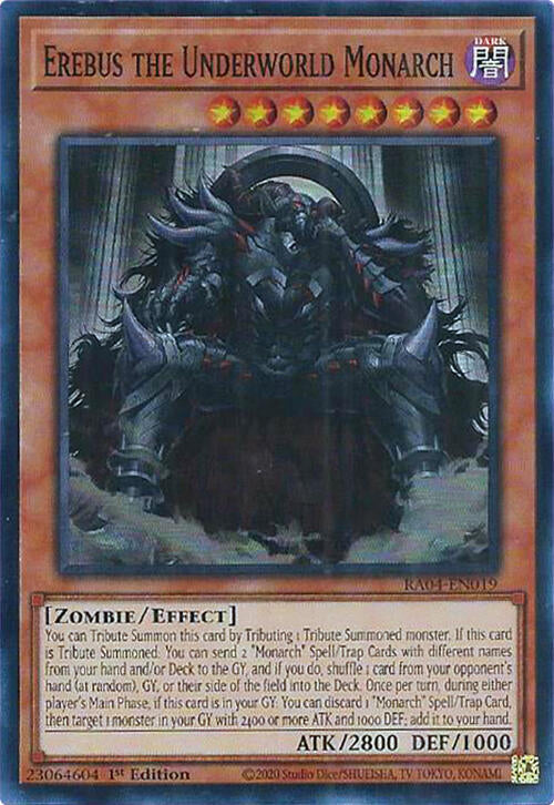 Erebus the Underworld Monarch [RA04-EN019] Super Rare | Black Swamp Games