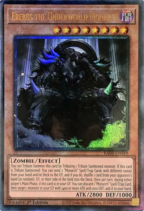 Erebus the Underworld Monarch [RA04-EN019] Prismatic Ultimate Rare | Black Swamp Games