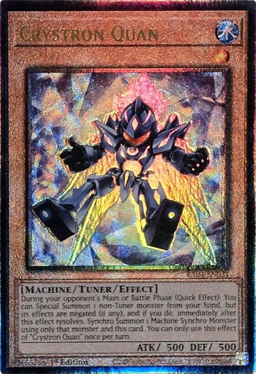 Crystron Quan [RA04-EN021] Prismatic Ultimate Rare | Black Swamp Games