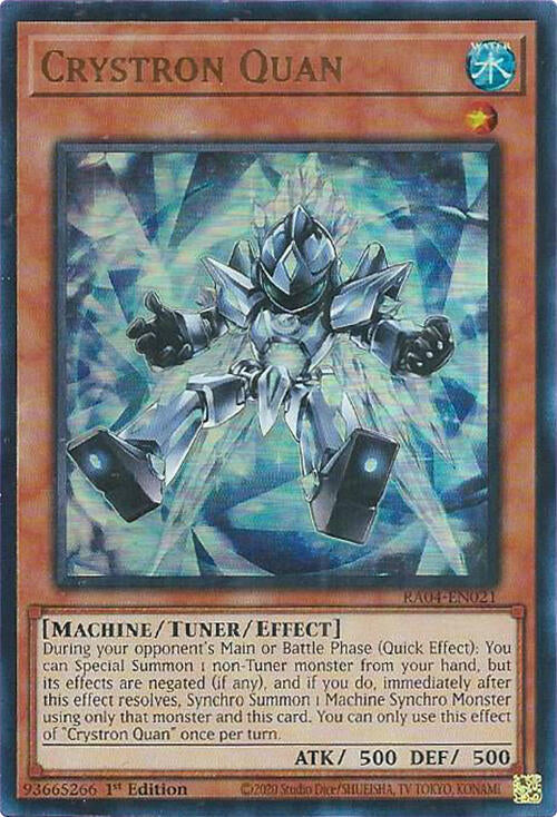 Crystron Quan [RA04-EN021] Ultra Rare | Black Swamp Games