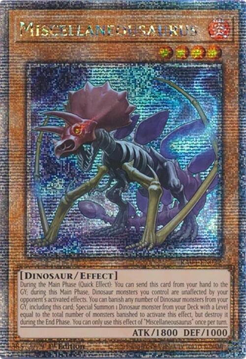 Miscellaneousaurus [RA04-EN022] Quarter Century Secret Rare | Black Swamp Games