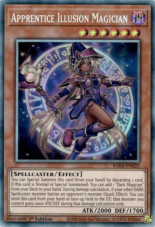 Apprentice Illusion Magician [RA04-EN023] Prismatic Collector's Rare | Black Swamp Games