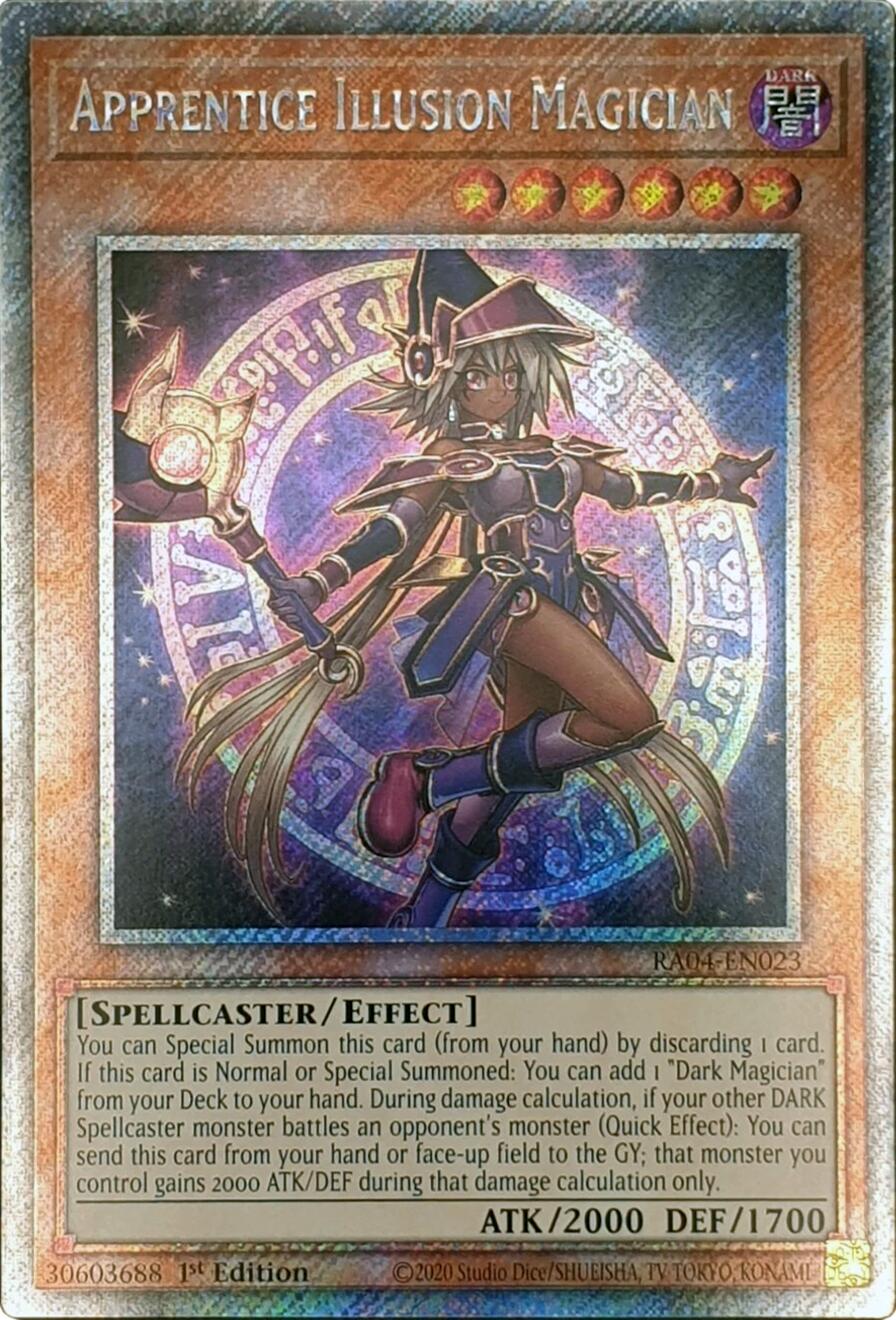 Apprentice Illusion Magician [RA04-EN023] Platinum Secret Rare | Black Swamp Games