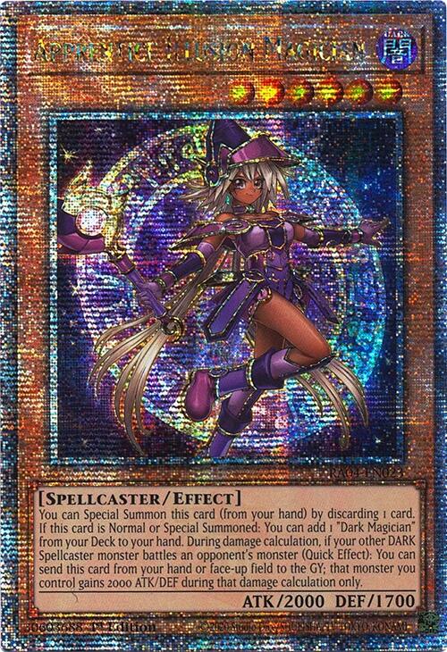 Apprentice Illusion Magician [RA04-EN023] Quarter Century Secret Rare | Black Swamp Games