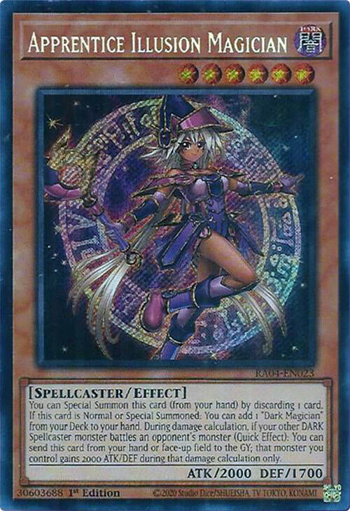 Apprentice Illusion Magician [RA04-EN023] Secret Rare | Black Swamp Games