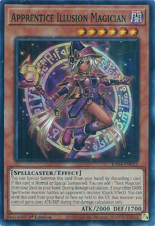 Apprentice Illusion Magician [RA04-EN023] Super Rare | Black Swamp Games