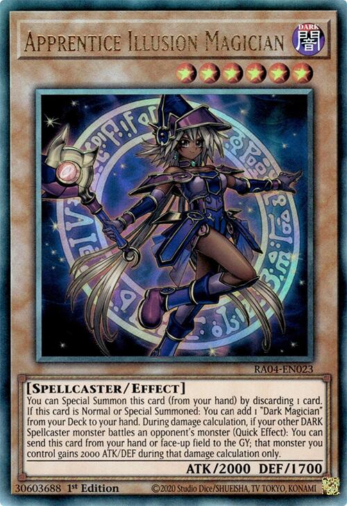 Apprentice Illusion Magician [RA04-EN023] Prismatic Ultimate Rare | Black Swamp Games