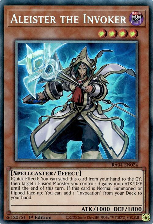 Aleister the Invoker (Alternate Art) [RA04-EN024] Prismatic Collector's Rare | Black Swamp Games