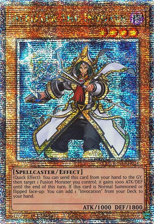 Aleister the Invoker (Alternate Art) [RA04-EN024] Quarter Century Secret Rare | Black Swamp Games