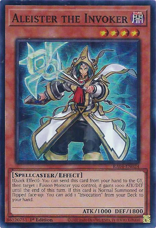 Aleister the Invoker (Alternate Art) [RA04-EN024] Super Rare | Black Swamp Games