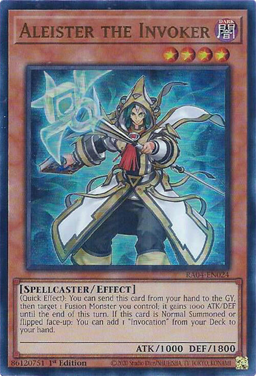 Aleister the Invoker (Alternate Art) [RA04-EN024] Ultra Rare | Black Swamp Games
