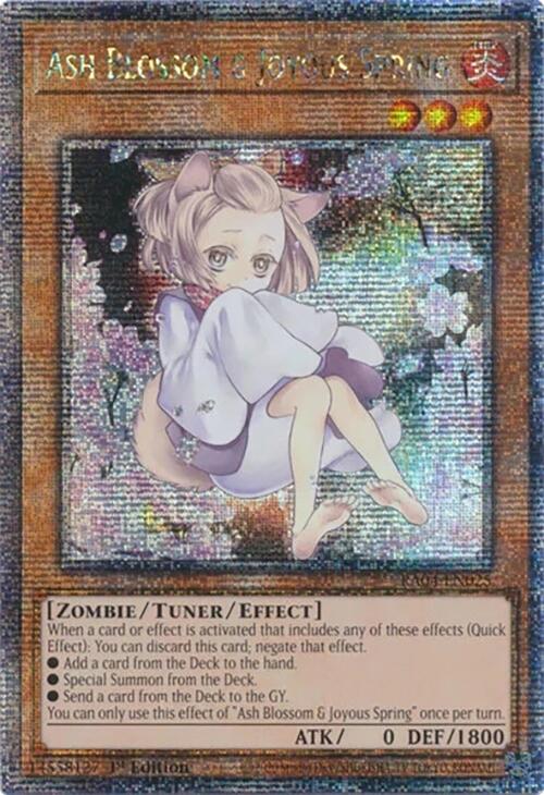 Ash Blossom & Joyous Spring (Alternate Art) [RA04-EN025] Quarter Century Secret Rare | Black Swamp Games