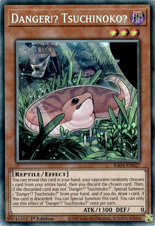 Danger!? Tsuchinoko? [RA04-EN027] Prismatic Collector's Rare | Black Swamp Games