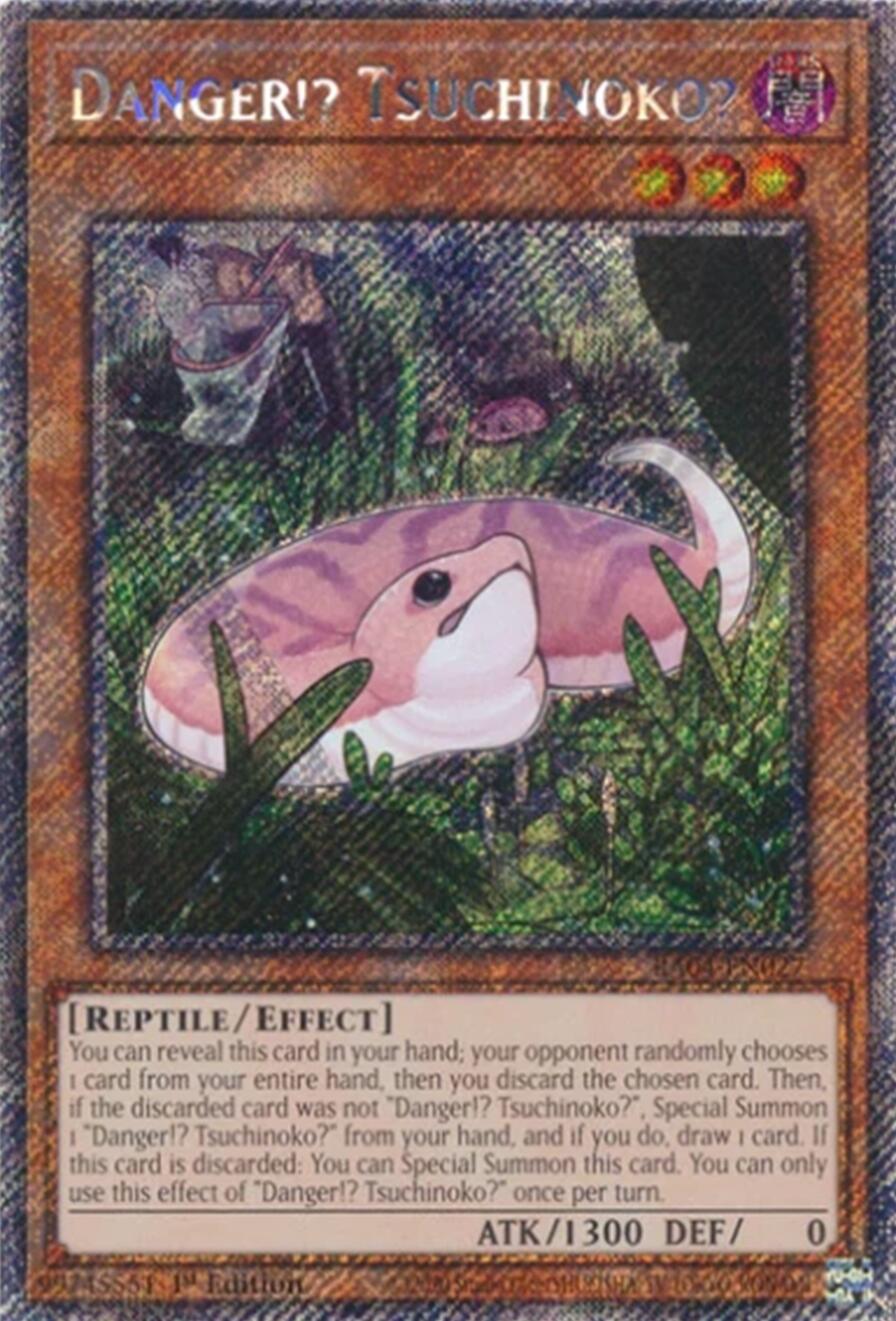 Danger!? Tsuchinoko? [RA04-EN027] Platinum Secret Rare | Black Swamp Games