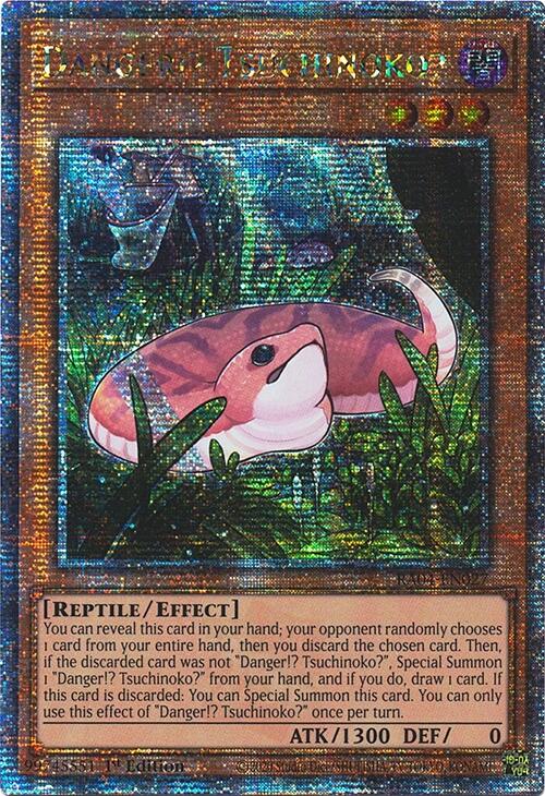 Danger!? Tsuchinoko? [RA04-EN027] Quarter Century Secret Rare | Black Swamp Games