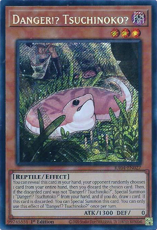 Danger!? Tsuchinoko? [RA04-EN027] Secret Rare | Black Swamp Games