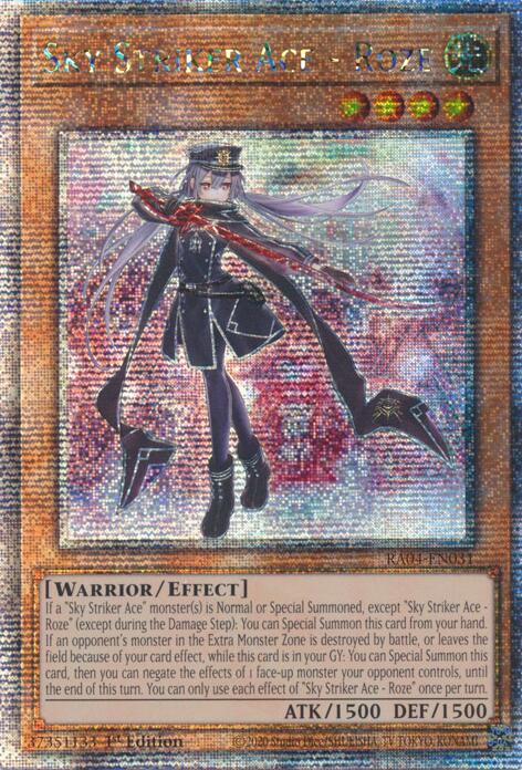 Sky Striker Ace - Roze [RA04-EN031] Quarter Century Secret Rare | Black Swamp Games