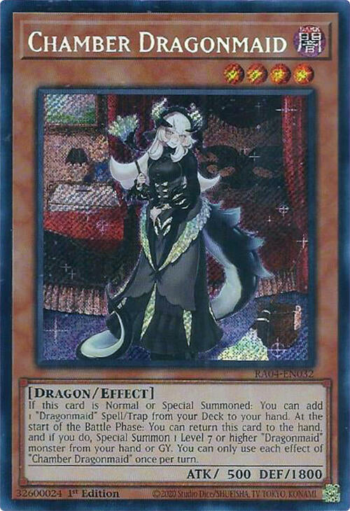 Chamber Dragonmaid [RA04-EN032] Secret Rare | Black Swamp Games