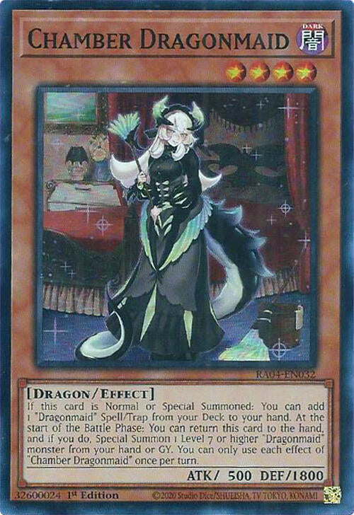 Chamber Dragonmaid [RA04-EN032] Super Rare | Black Swamp Games