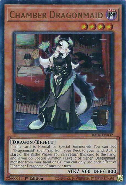 Chamber Dragonmaid [RA04-EN032] Ultra Rare | Black Swamp Games
