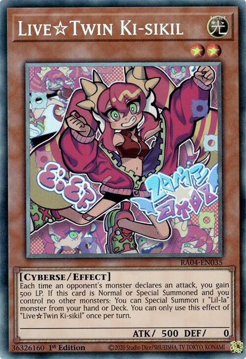 LiveTwin Ki-sikil [RA04-EN035] Prismatic Collector's Rare | Black Swamp Games